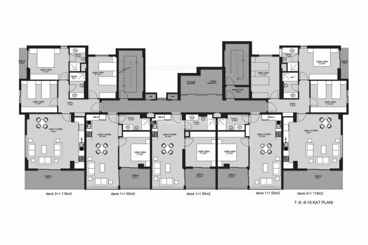 Квартира 3+1 в Анталии, Турция | SBB-45457