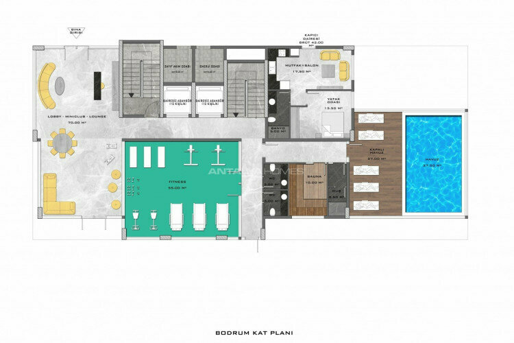 Квартира 2+1 в Анталии, Турция | PTE-45471