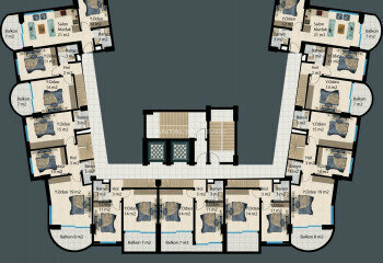 Квартира 2+1 в Анталии, Турция | PBB-45432