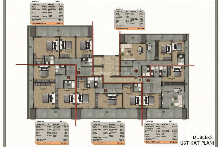 Квартира 4+1 в Анталии, Турция | SBB-45653