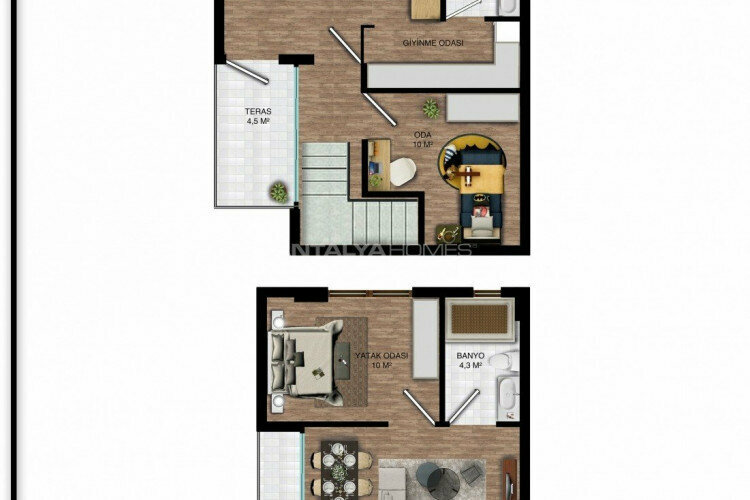 Квартира 1+1 в Анталии, Турция | SBB-45555