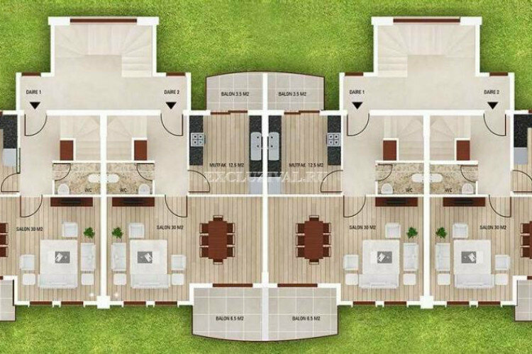 Квартира 3+1 в Мармарисе, Турция | PBB-38606