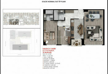 Квартира 1+1 в Стамбуле, Турция | STE-46725