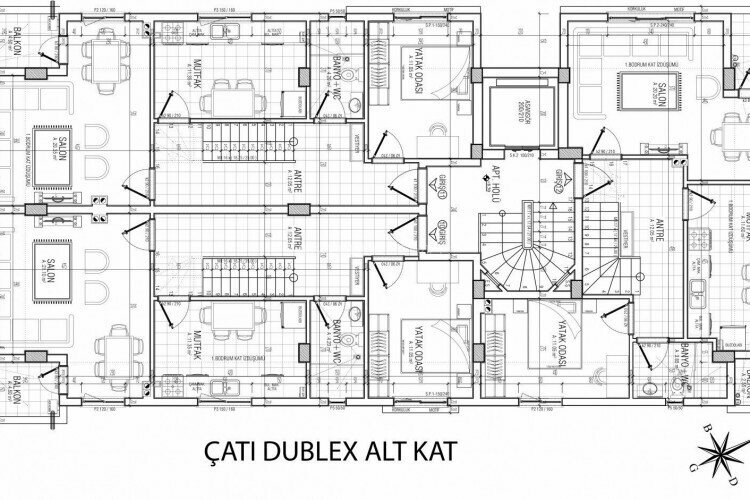 Квартира 4+1 в Муратпаше, Анталия, Турция | PTE-45543
