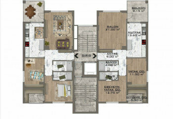 Квартира 5+1 в Бурсе, Турция | PBB-46928