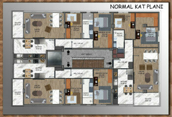 Квартира 3+1 в Муратпаше, Анталия, Турция | STE-45586