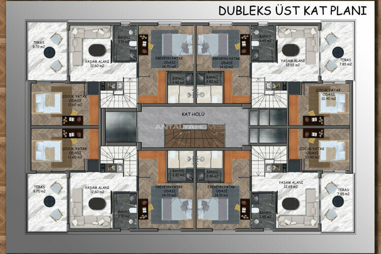 Квартира 2+1 в Муратпаше, Анталия, Турция | PBB-45587