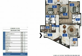 Квартира 1+1 в Анталии, Турция | PKK-45504