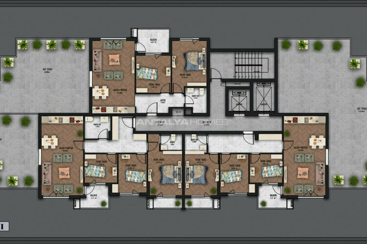 Квартира 2+1 в Анталии, Турция | SBB-45646