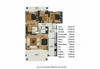 Квартира 3+1 в Бурсе, Турция | PBB-46868