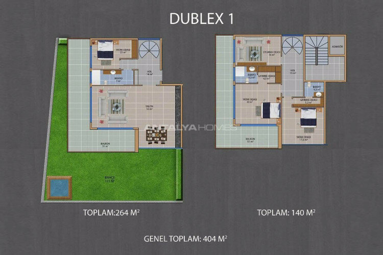 Квартира 4+1 в Анталии, Турция | PKK-44916