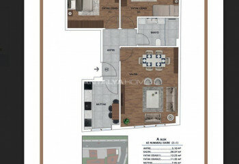Квартира 4+1 в Бейоглу, Стамбул, Турция | PTE-46767