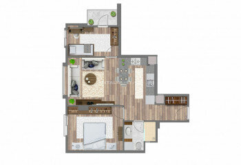 Квартира 2+1 в Стамбуле, Турция | STE-46595