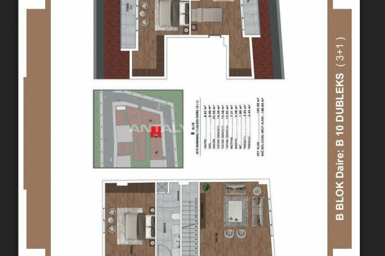 Квартира 2+1 в Бейоглу, Стамбул, Турция | PBB-46765