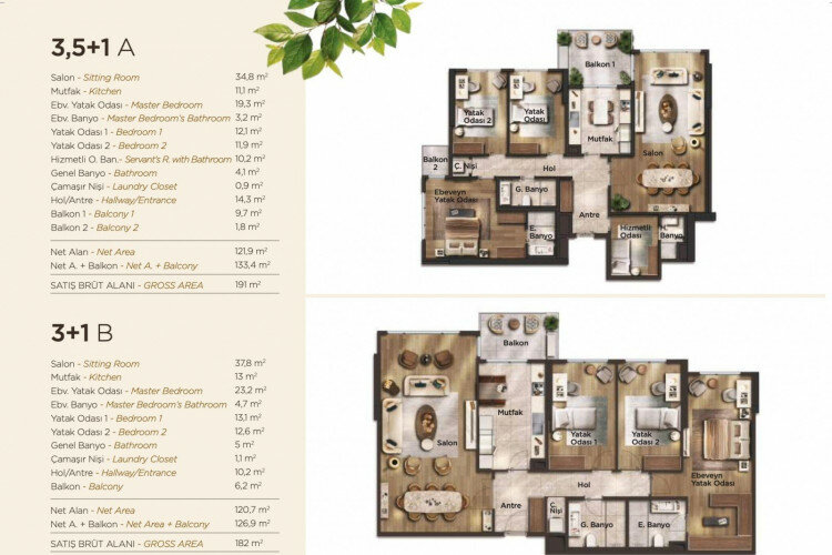 Квартира 2+1 в Стамбуле, Турция | PBB-46709