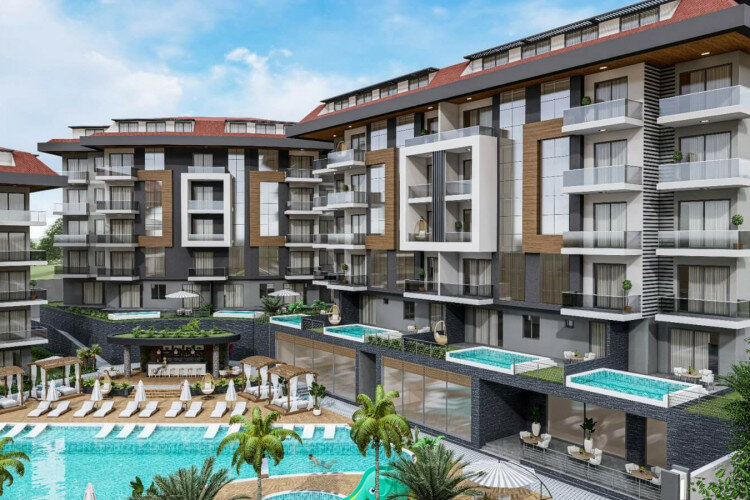 Квартира 1+1 в Алании, Турция | PBB-34741