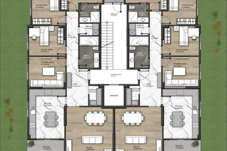 Квартира 4+1 в Бурсе, Турция | PBB-46905