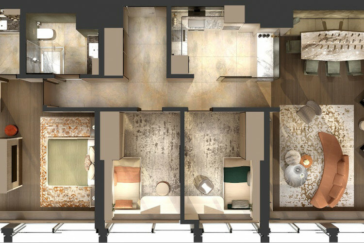 Квартира 3+1 в Стамбуле, Турция | SBB-16146