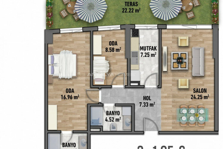 Квартира 3+1 в Стамбуле, Турция | PBB-46463