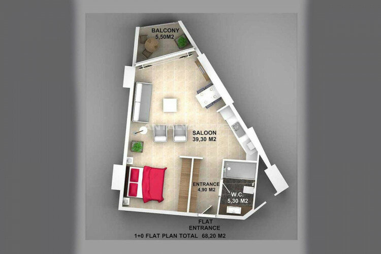 Квартира 4+1 в Анталии, Турция | SBB-44862