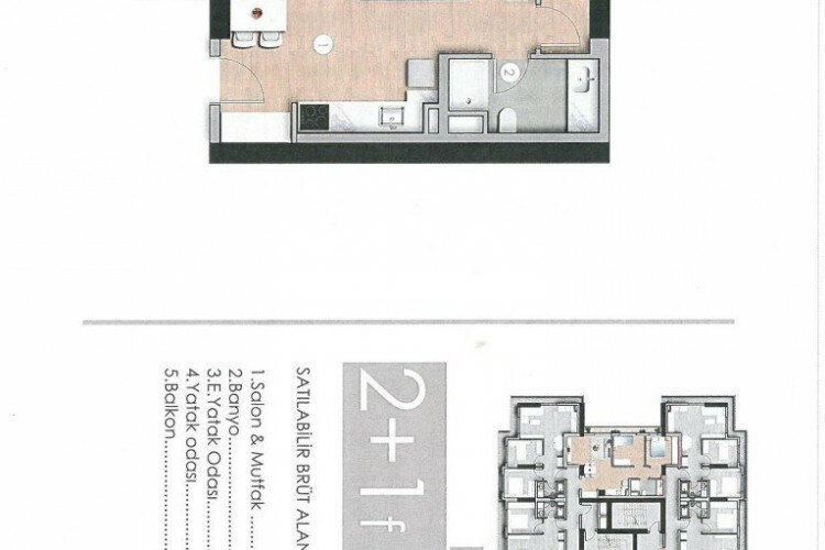 Квартира 1+1 в Стамбуле, Турция | PTE-46543