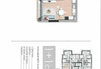 Квартира 1+1 в Стамбуле, Турция | PTE-46543