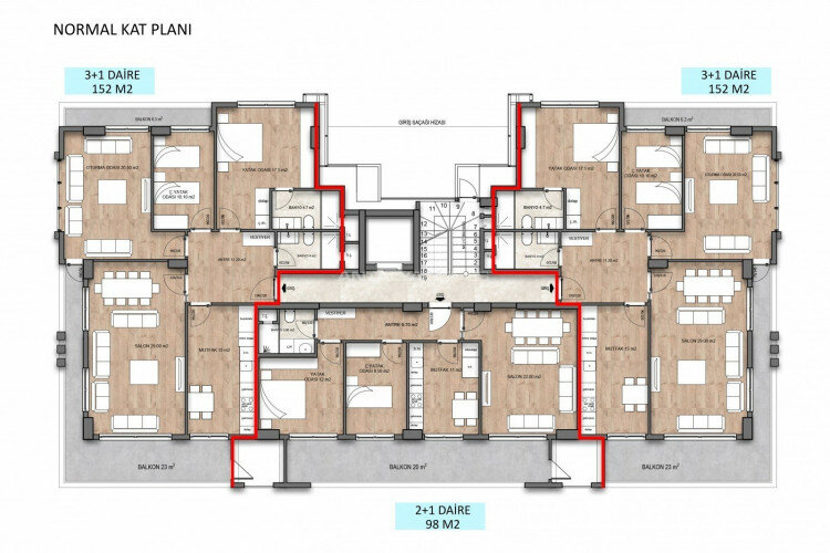 Квартира 3+1 в Анталии, Турция | STE-44995