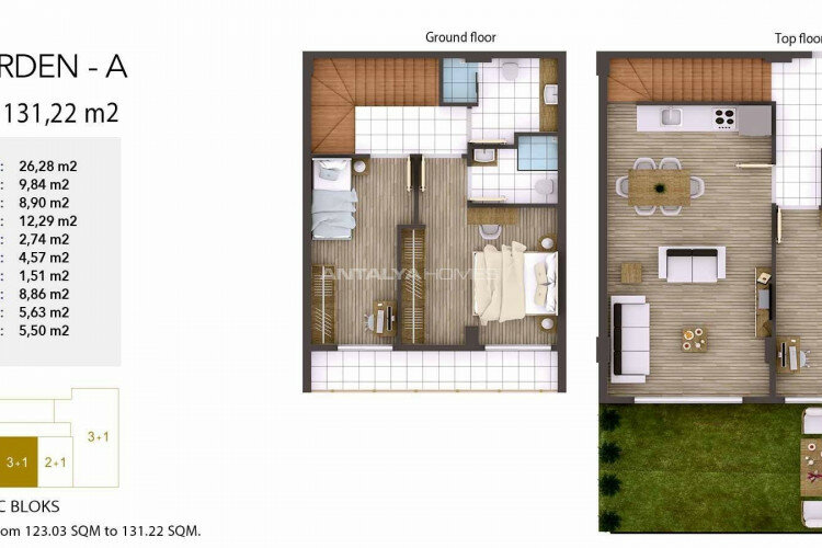 Квартира 1+1 в Коджаэле, Турция | PTE-46776