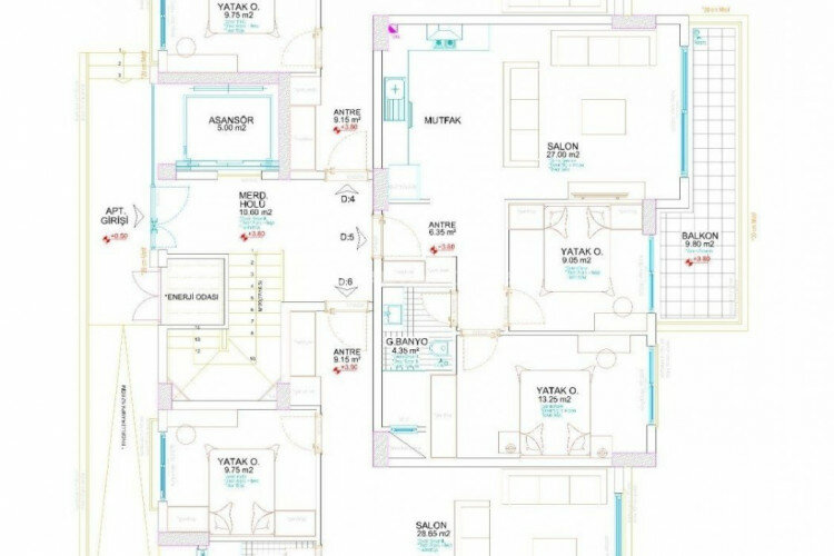 Квартира 4+1 в Анталии, Турция | PBB-45009