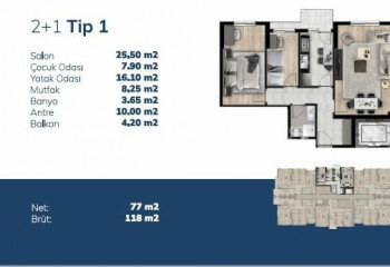 Квартира 3+1 в Стамбуле, Турция | STE-46755