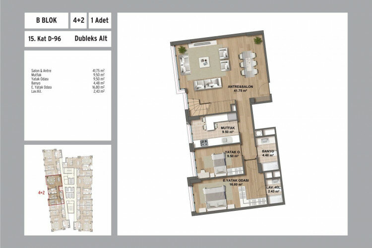 Квартира 3+1 в Малтепе, Стамбул, Турция | PBB-46366