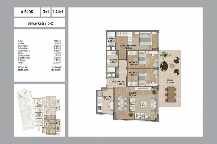 Квартира 3+1 в Малтепе, Стамбул, Турция | PBB-46366