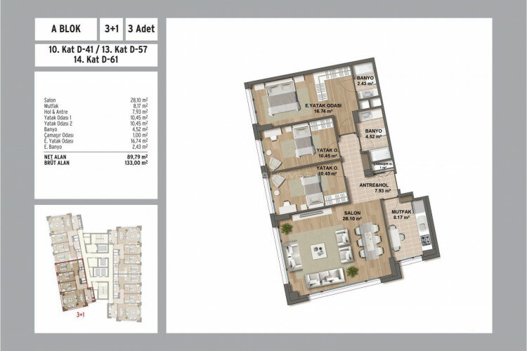 Квартира 3+1 в Малтепе, Стамбул, Турция | PBB-46366