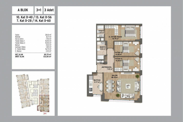 Квартира 3+1 в Малтепе, Стамбул, Турция | PBB-46366