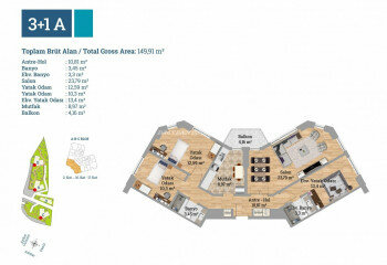 Квартира 3+1 в Картале, Стамбул, Турция | PBB-46408