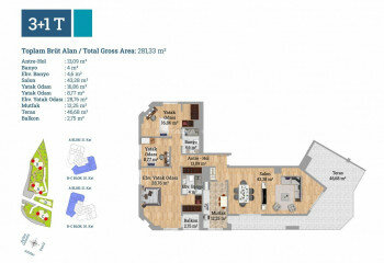 Квартира 3+1 в Картале, Стамбул, Турция | PBB-46408