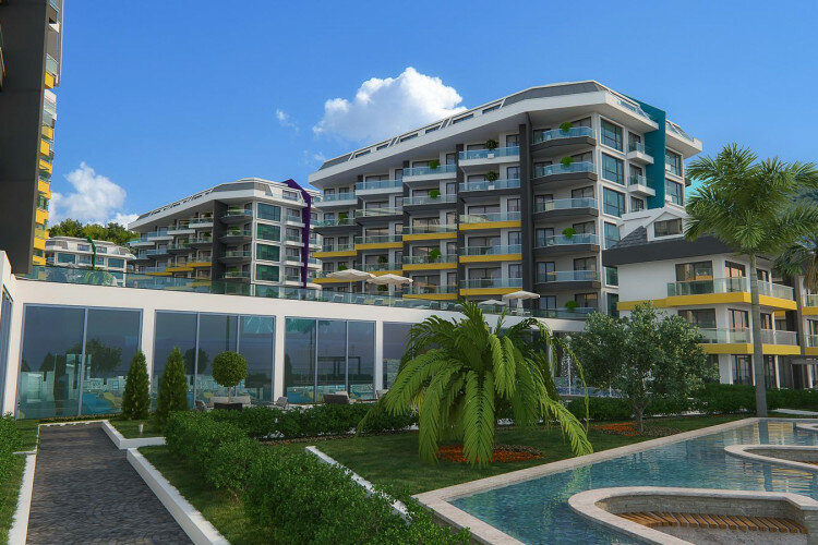 Квартира 1+1 в Каргыджаке, Алания, Турция | PTE-13518