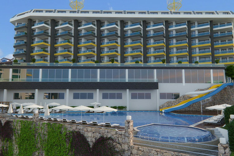 Квартира 1+1 в Каргыджаке, Алания, Турция | PTE-13518