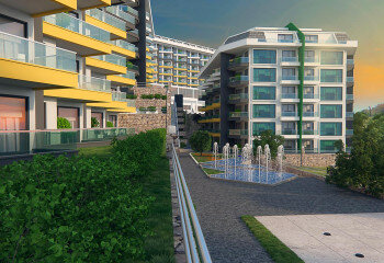 Квартира 1+1 в Каргыджаке, Алания, Турция | PTE-13518