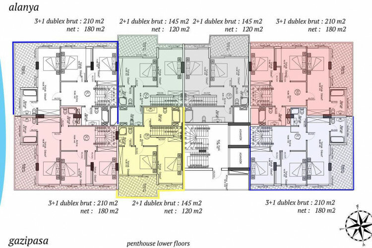 Квартира 2+1 в Махмутларе, Алания, Турция | PTE-13891