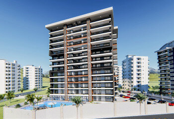 Квартира 4+1 в Махмутларе, Алания, Турция