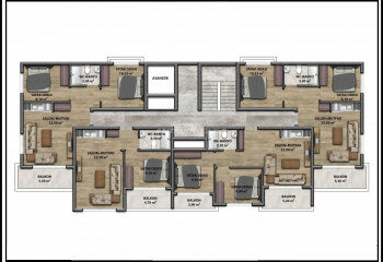 Квартира 4+1 в Анталии, Турция | PKK-45497