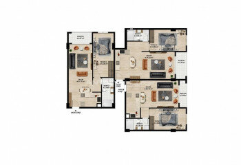 Квартира 1+1 в Бурсе, Турция | STE-46888