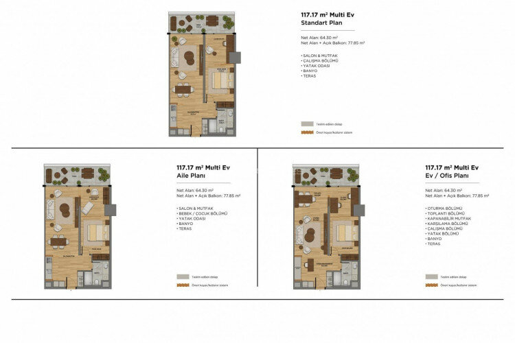 Квартира 3+1 в Малтепе, Стамбул, Турция | STE-46554