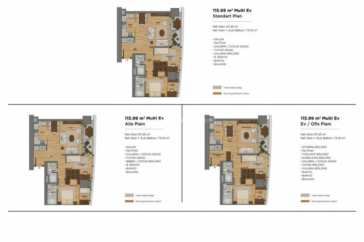 Квартира 3+1 в Малтепе, Стамбул, Турция | STE-46554