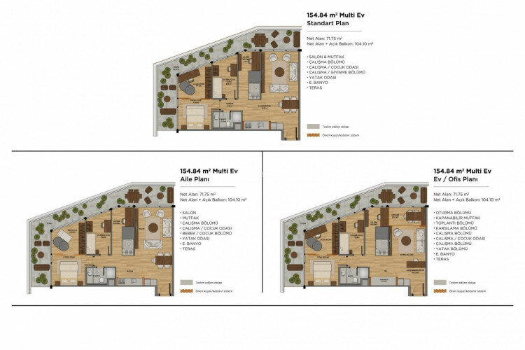 Квартира 3+1 в Малтепе, Стамбул, Турция | STE-46554