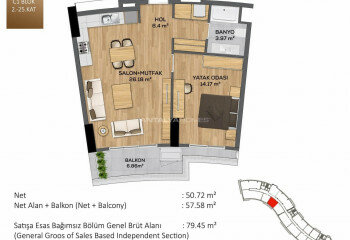 Квартира 2+1 в Стамбуле, Турция | SBB-46261