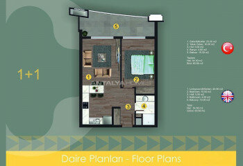 Квартира 3+1 в Анталии, Турция | STE-44912