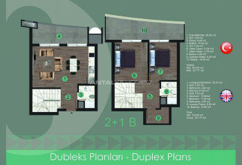 Квартира 3+1 в Анталии, Турция | STE-44912