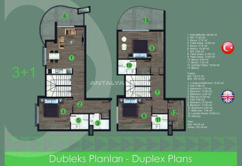 Квартира 3+1 в Анталии, Турция | STE-44912